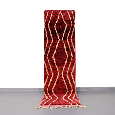 Moroccan Vintage Runner Rug 2.3 x 8.3 feet / 72 x 254 cm - Ettilux Home